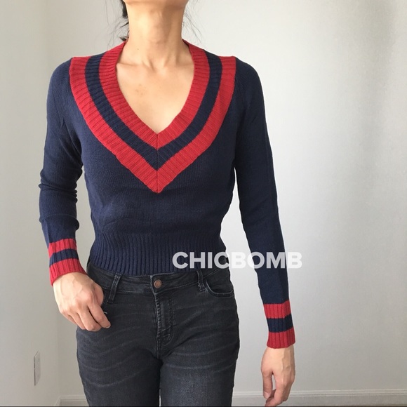 VARSITY KNIT LONG SLEEVES SWEATER - Picture 4 of 8